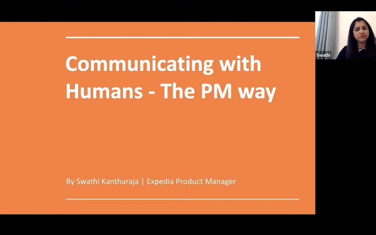 Title slide of Communicating with Humans, the PM Way